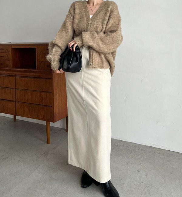  「ピーチタッチIラインスカート」|スカート|