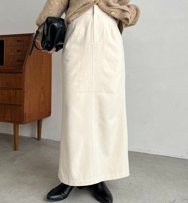  「ピーチタッチIラインスカート」|スカート|