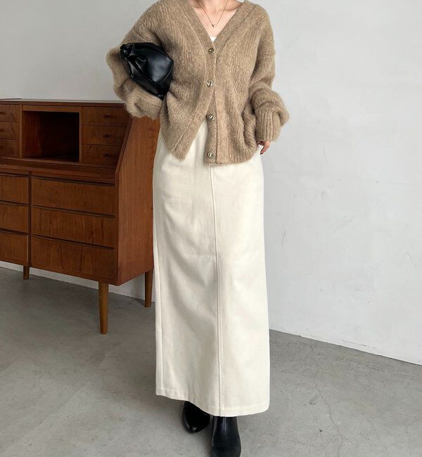  「ピーチタッチIラインスカート」|スカート|