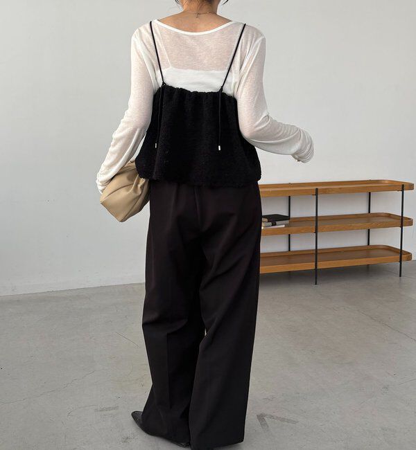  「ボアフレアキャミ」|シャツ・ブラウス|