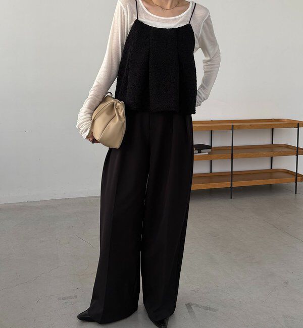  「ボアフレアキャミ」|シャツ・ブラウス|