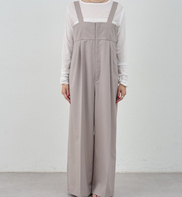  「ハイウエストサロペット」|オールインワン|