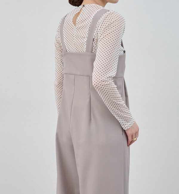  「ハイウエストサロペット」|オールインワン|