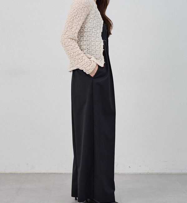  「ハイウエストサロペット」|オールインワン|