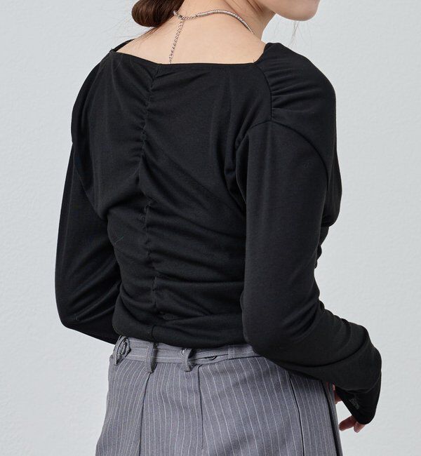  「カシュクールカットソー」|Tシャツ・カットソー|