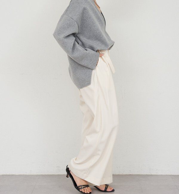  「【インフルエンサー＠tsuru00コラボ】スキッパーポンチプルオーバー」|ニット・セーター|