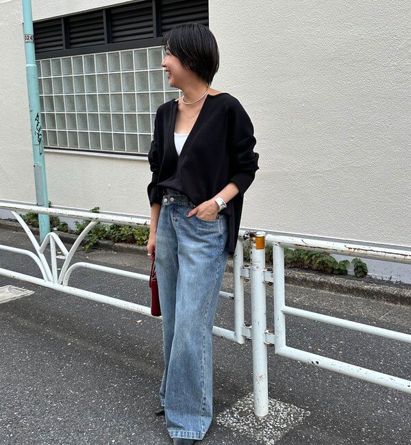  「【インフルエンサー＠tsuru00コラボ】スキッパーポンチプルオーバー」|ニット・セーター|