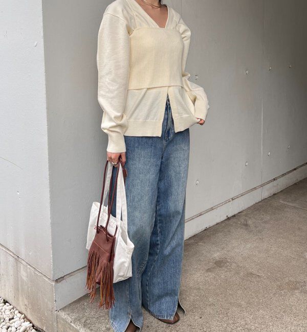  「ビスチェセットカーディガン」|カーディガン|