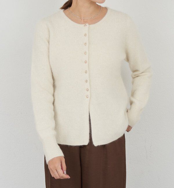  「ラクーンペプラムカーディガン」|カーディガン|