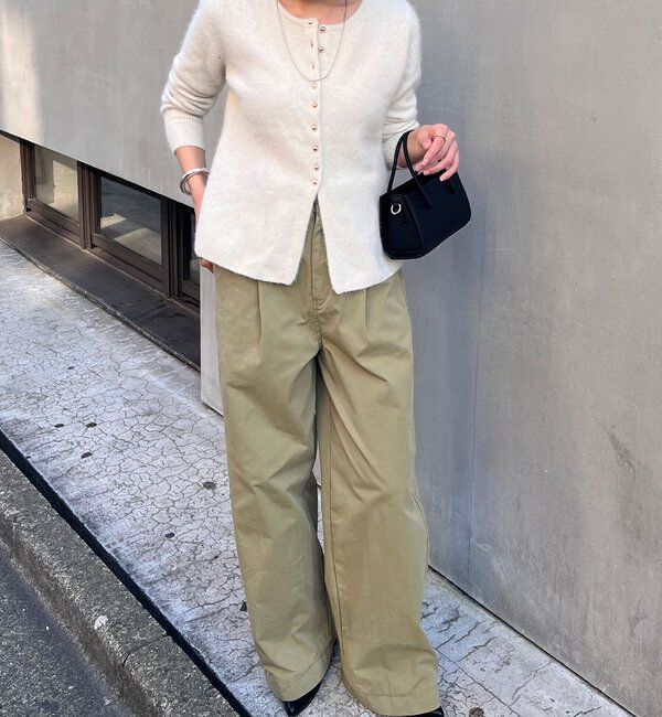  「ラクーンペプラムカーディガン」|カーディガン|