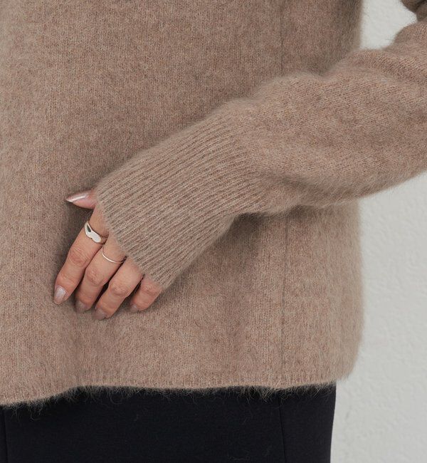  「ラクーンペプラムカーディガン」|カーディガン|