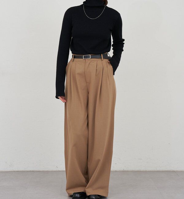  「ハイネックリブニット」|ニット・セーター|