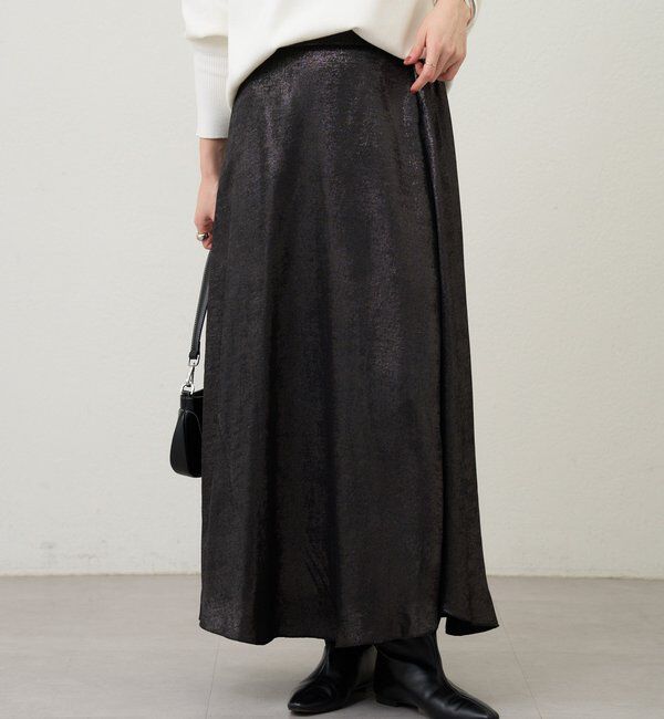  「シャイニースカート」|スカート|ブラック