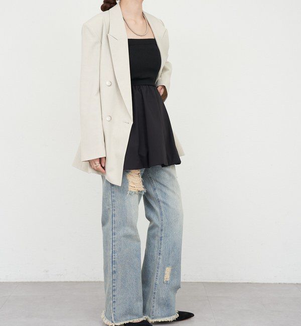  「【26SS予約】クラッシュデニム」|デニム|