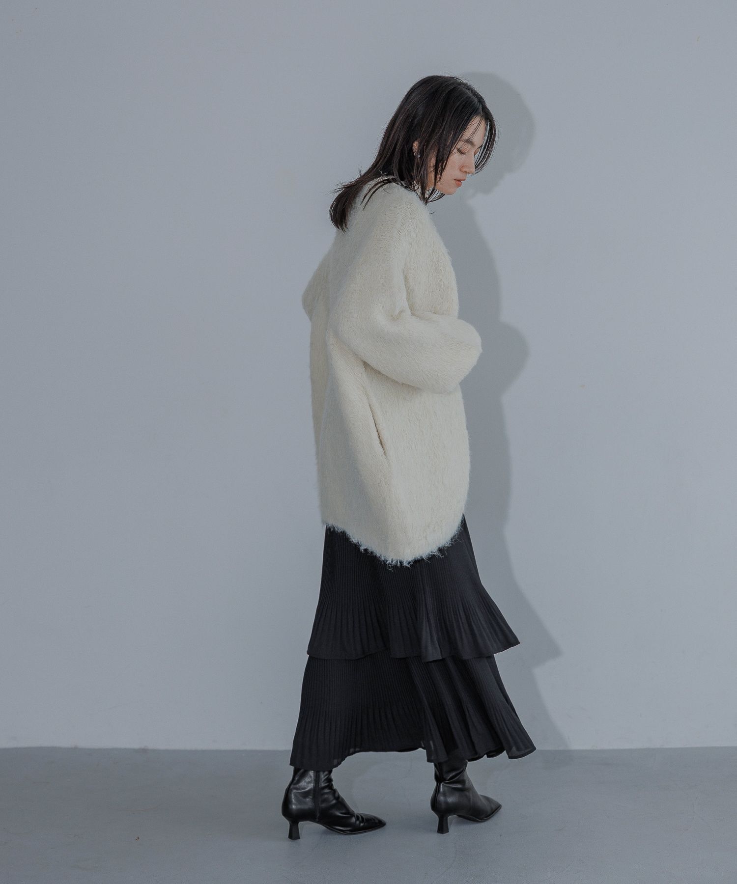 A part by 「ホソプリーツティアードスカート」|スカート|