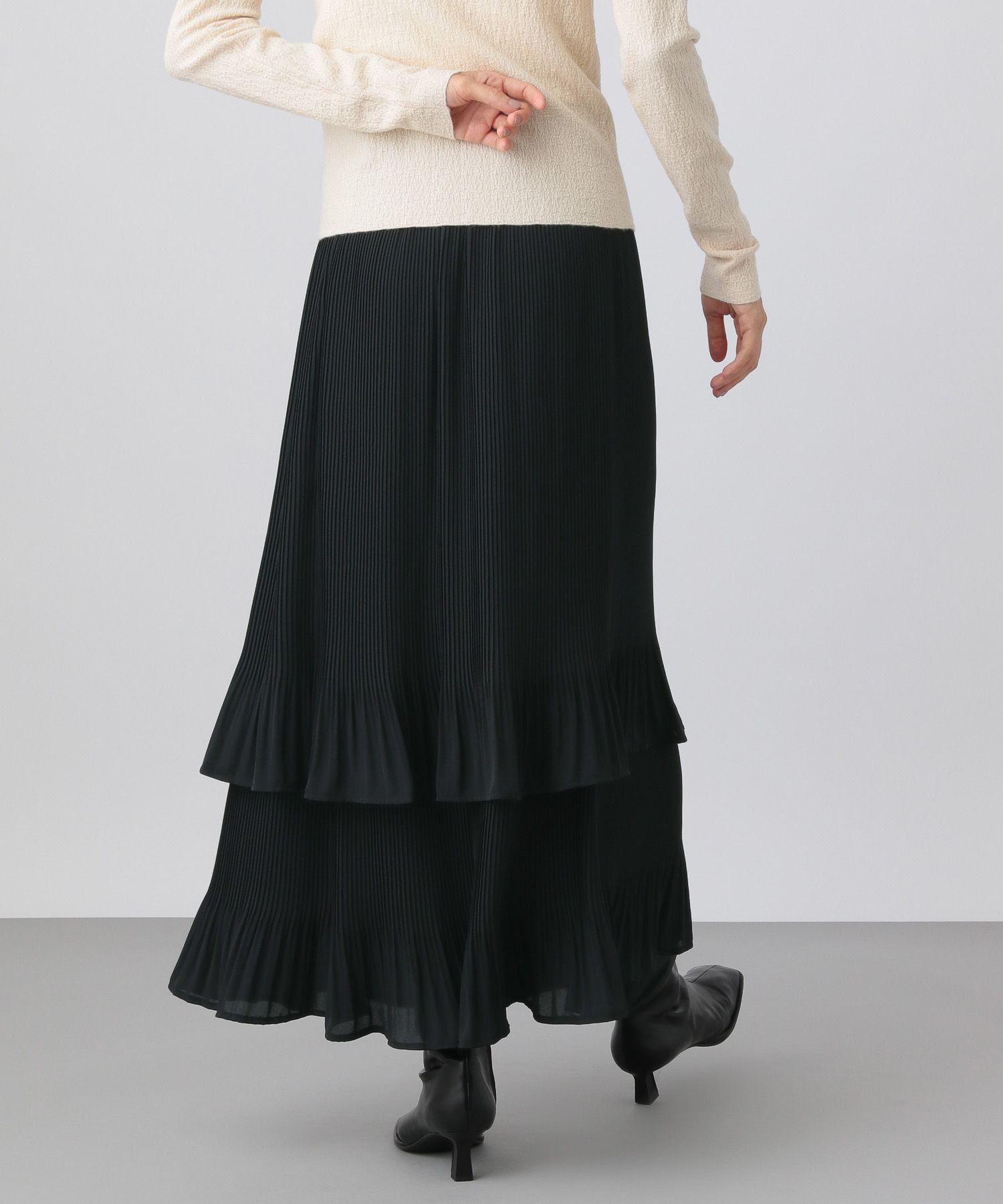 A part by 「ホソプリーツティアードスカート」|スカート|
