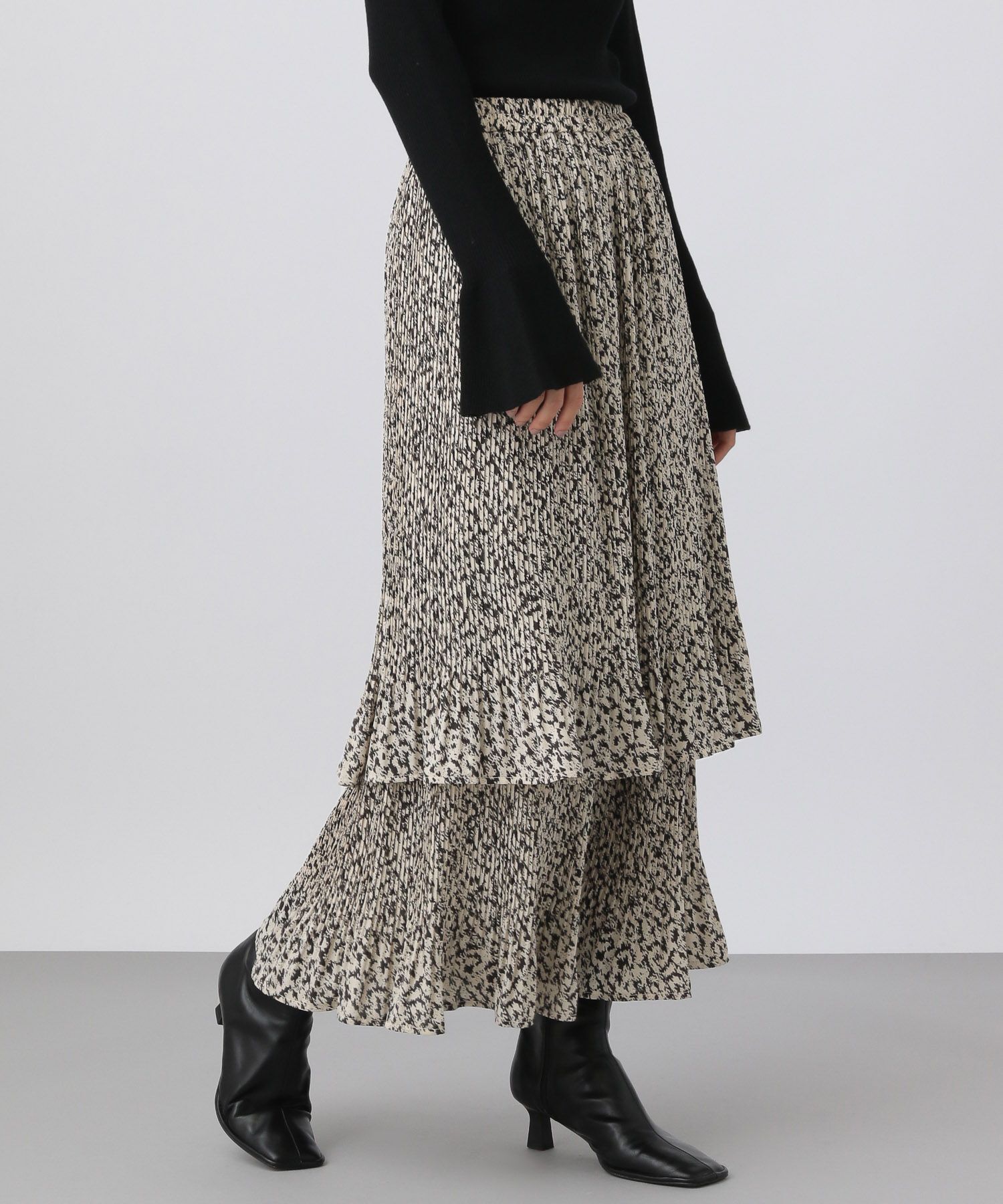 A part by 「ホソプリーツティアードスカート」|スカート|