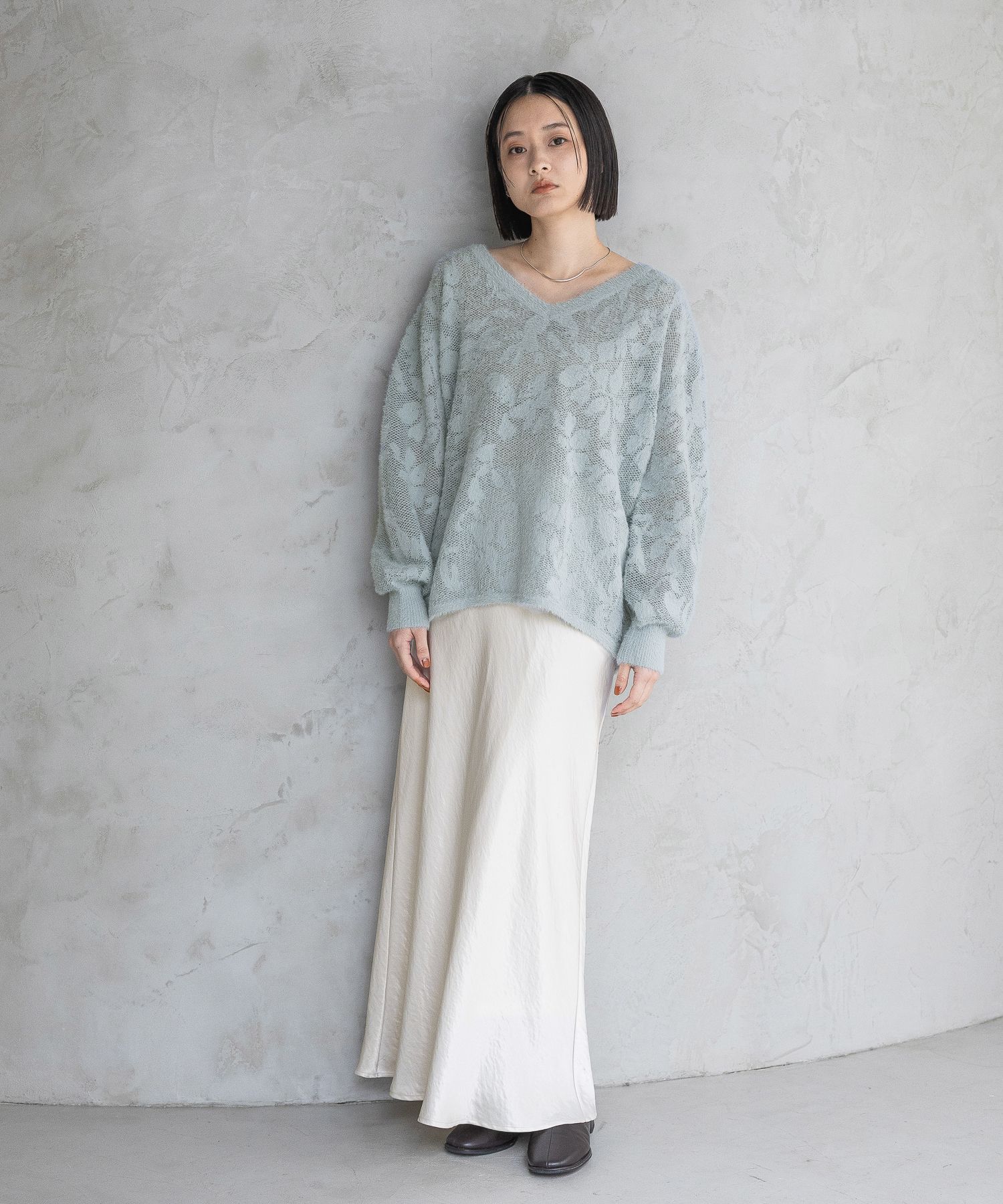 A part by 「カトリーヌサテンナロースカート」|スカート|