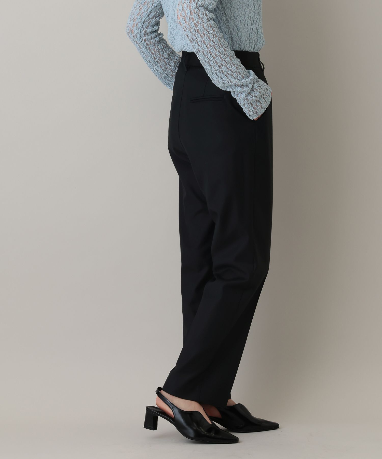 A part by 「ウールコンスリムストレートパンツ」|スラックス|