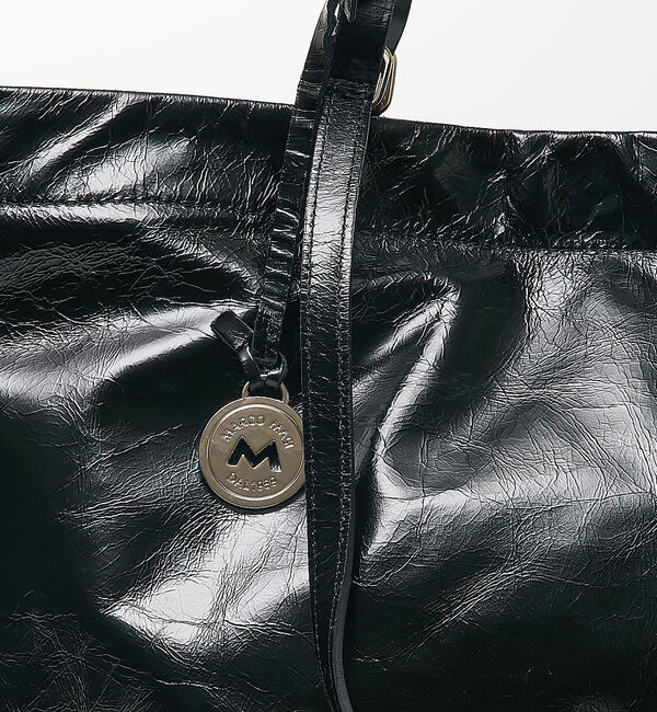 collex「【MARCO MASI】２WAYハンドルレザートートバッグ　ブラック」|トートバッグ|