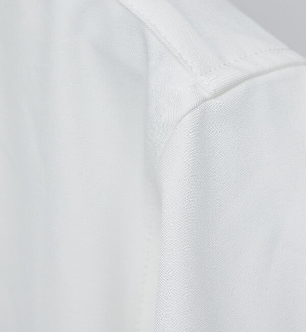 ABAHOUSE「【2023年デザイン / 変形衿】カラーレス 半袖 シャツ」|シャツ・ブラウス|