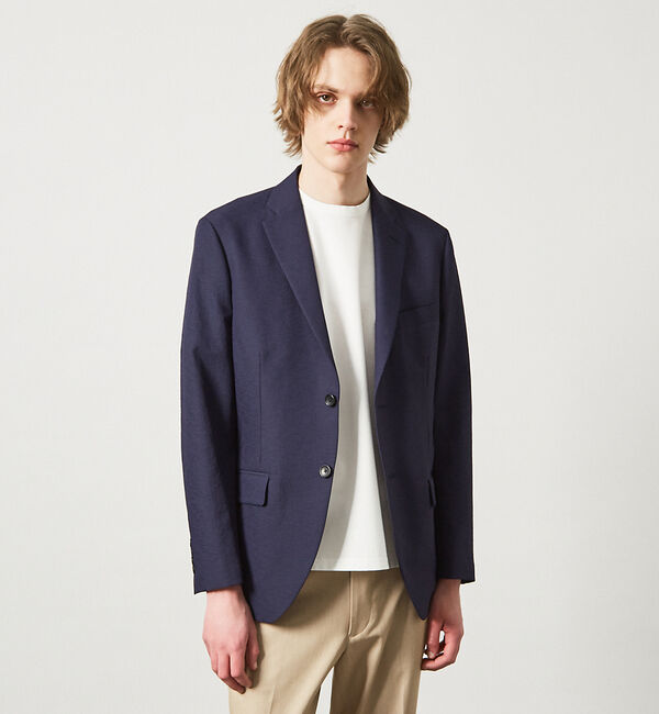 ABAHOUSE「【定番】ドレスポンチ クルーネック 長袖Tシャツ / ストレッチ」|Tシャツ・カットソー|