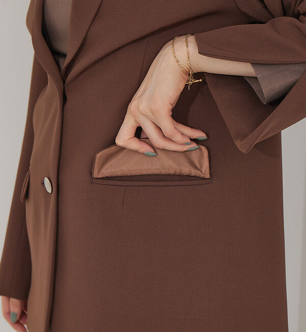 Rouge vif「ツィルシングルジャケット2」|テーラードジャケット|