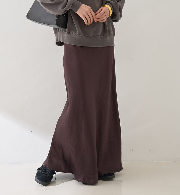 Rouge vif「【大人気定番アイテム新色登場】バイヤスロングナロースカート」|スカート|