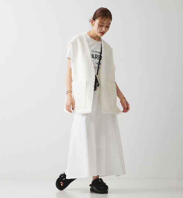 Rouge vif「【Oggi掲載】ツィードベスト」|ベスト・ジレ|