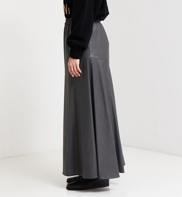 Rouge vif「フェイクレザースカート」|スカート|