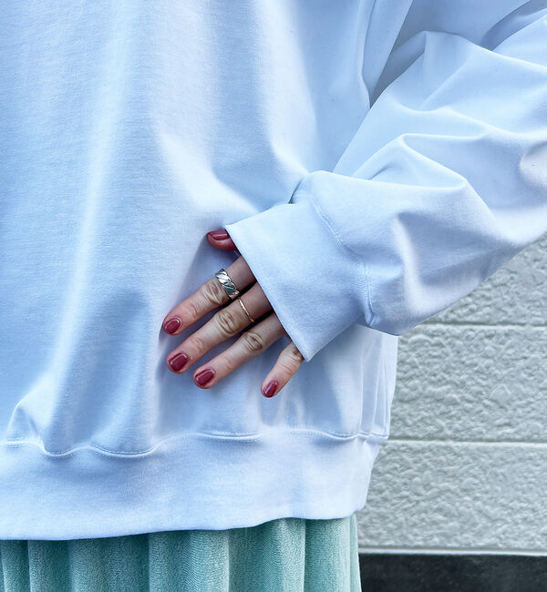 Rouge vif「ゆるシルエットバックヘンリーカットプルオーバー」|Tシャツ・カットソー|