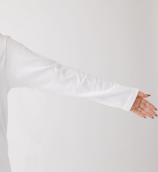 Rouge vif「シンプルロゴプリントロンT」|Tシャツ・カットソー|