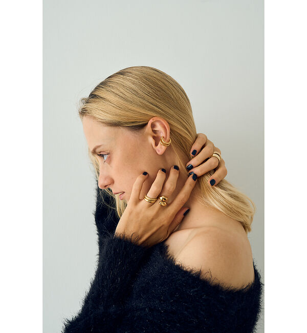 Rouge vif「【人気2025AW新色追加】【一部店舗限定】3wayルーズラメニット/オフショル」|ニット・セーター|