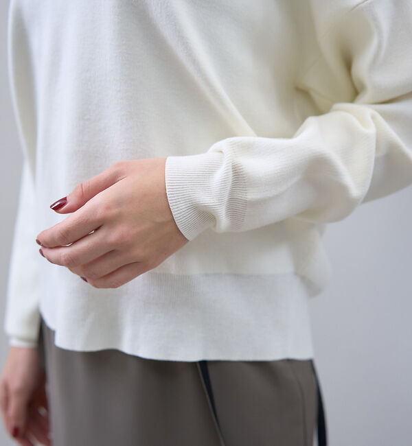 Rouge vif「スムース2WAYパールニット」|ニット・セーター|