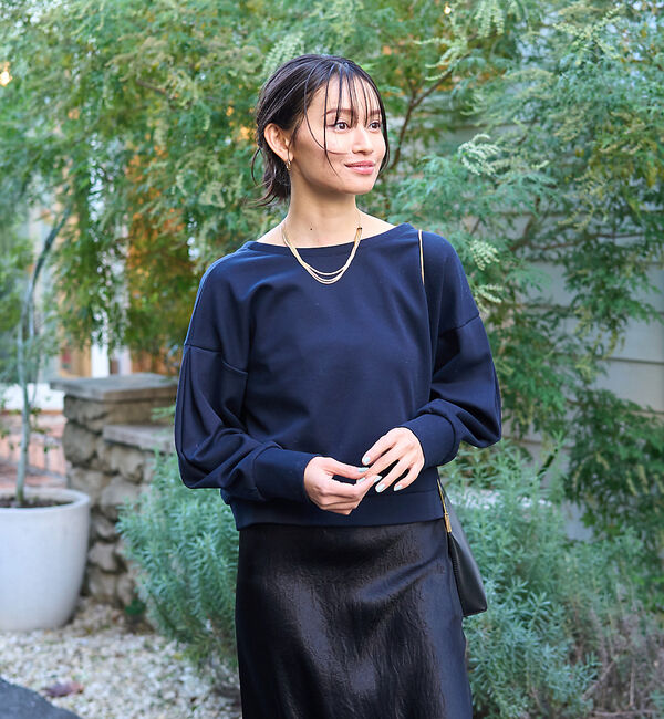 Rouge vif「ダンボール前後2WAYプルオーバー」|スウェット・ジャージ|