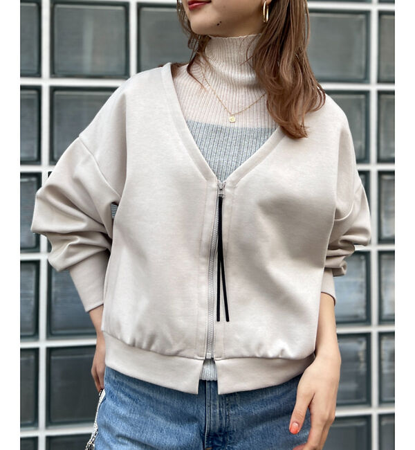 Rouge vif「ダンボール前後2WAYプルオーバー」|スウェット・ジャージ|ライトベージュ