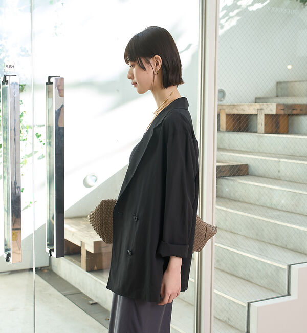 Rouge vif「エアリーシャツジャケット」|テーラードジャケット|