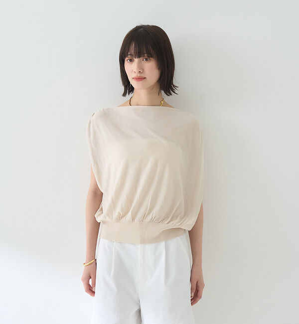 Rouge vif「ドレープニットプルオーバー」|ニット・セーター|