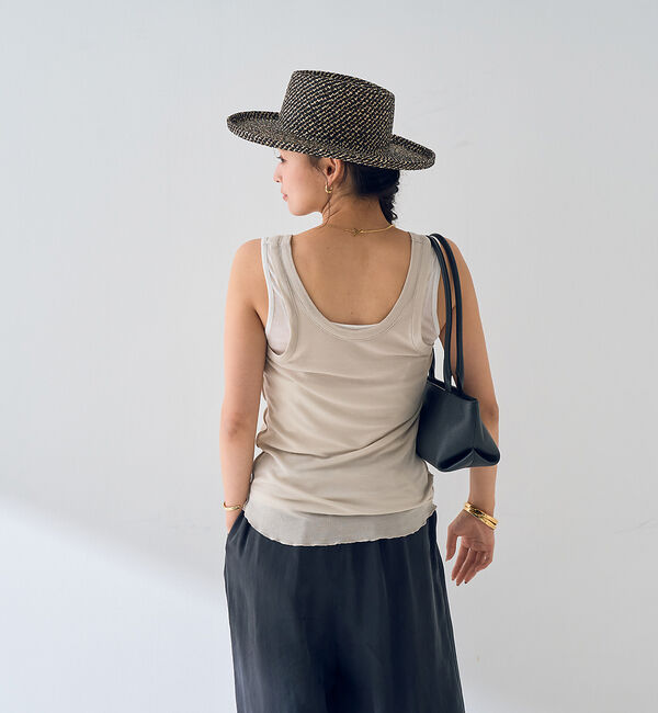 Rouge vif「【2枚セット】レイヤードカットタンクトップ」|キャミソール|