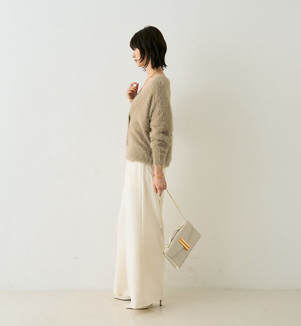 Rouge vif「【一部店舗限定】【3サイズ展開】ベルト付きハイウエストタックパンツ」|その他|