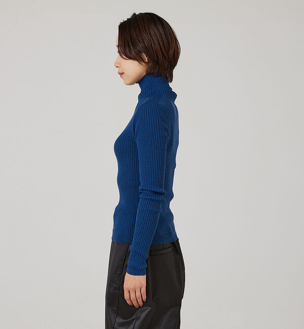 qualite「【日本製/2023AW】シームレスタートルニット」|ニット・セーター|