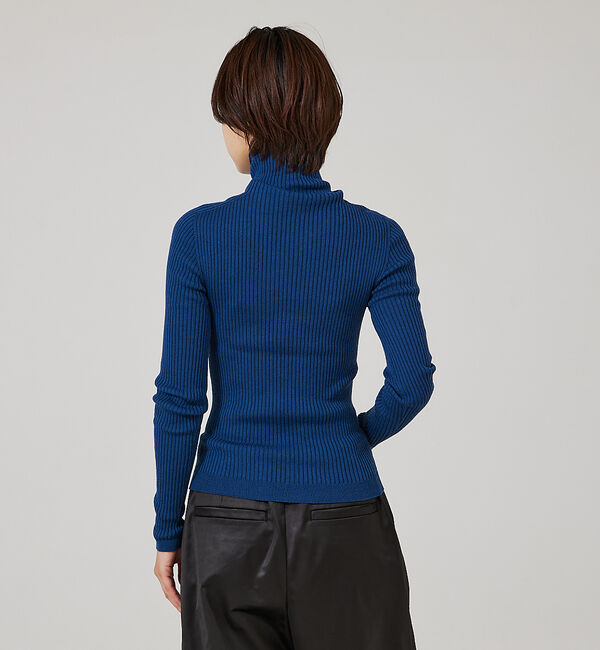 qualite「【日本製/2023AW】シームレスタートルニット」|ニット・セーター|