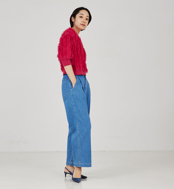 qualite「フリンジニットプルオーバー」|ニット・セーター|