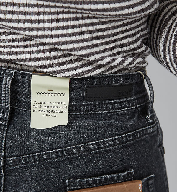 qualite「【YANUK】LOUISE(Straight)　デニムパンツ」|デニム|