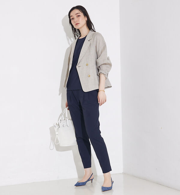 qualite「【25SS】2WAYストレッチタックパンツ」|その他|