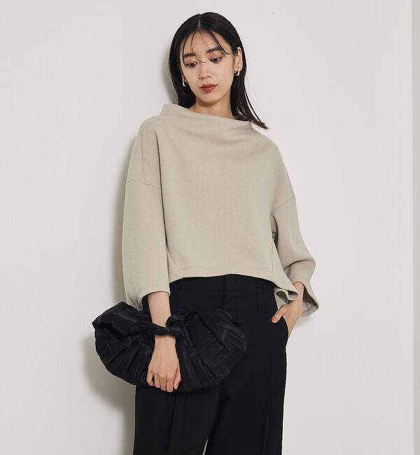 qualite「ブークレーボトルネックカットソー」|Tシャツ・カットソー|