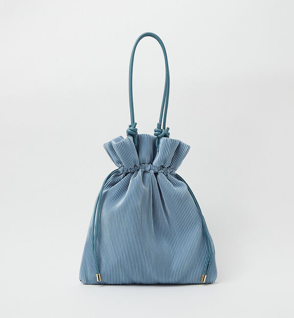 LOWELL things「●SOEUR/A4プリーツトートバッグ」|トートバッグ|サックスブルー