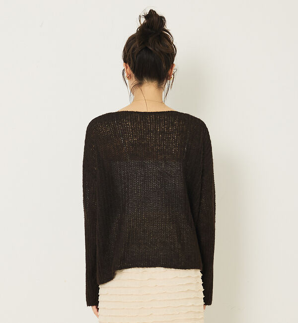 abahouse mavie「モヘアライクシアーニット」|ニット・セーター|