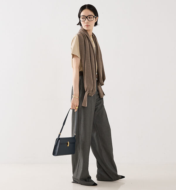 The Store by C' 「【SAVETTE】SYMMETRY SHOULDER BAG／レザーショルダーバ」|ショルダー・メッセンジャー|