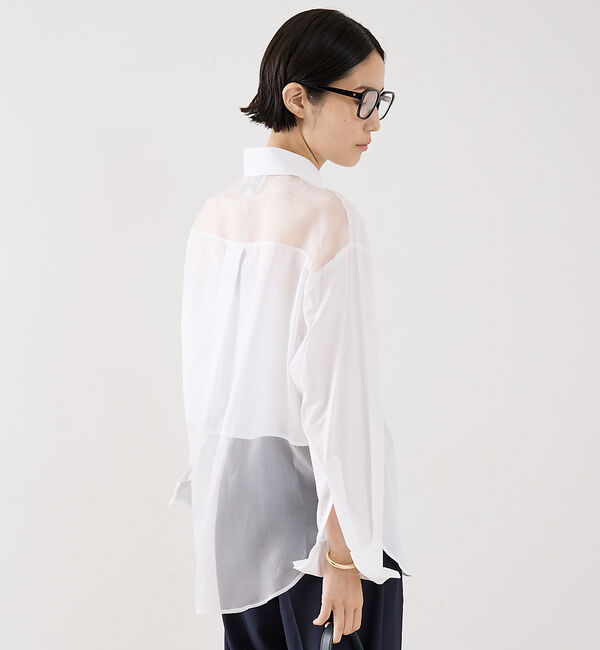 The Store by C' 「【TWP】SLIDING DOORS TOP／オーバーサイズシャツ」|シャツ・ブラウス|